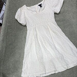 H&M Cream Puff Sleeve Mini Sundress